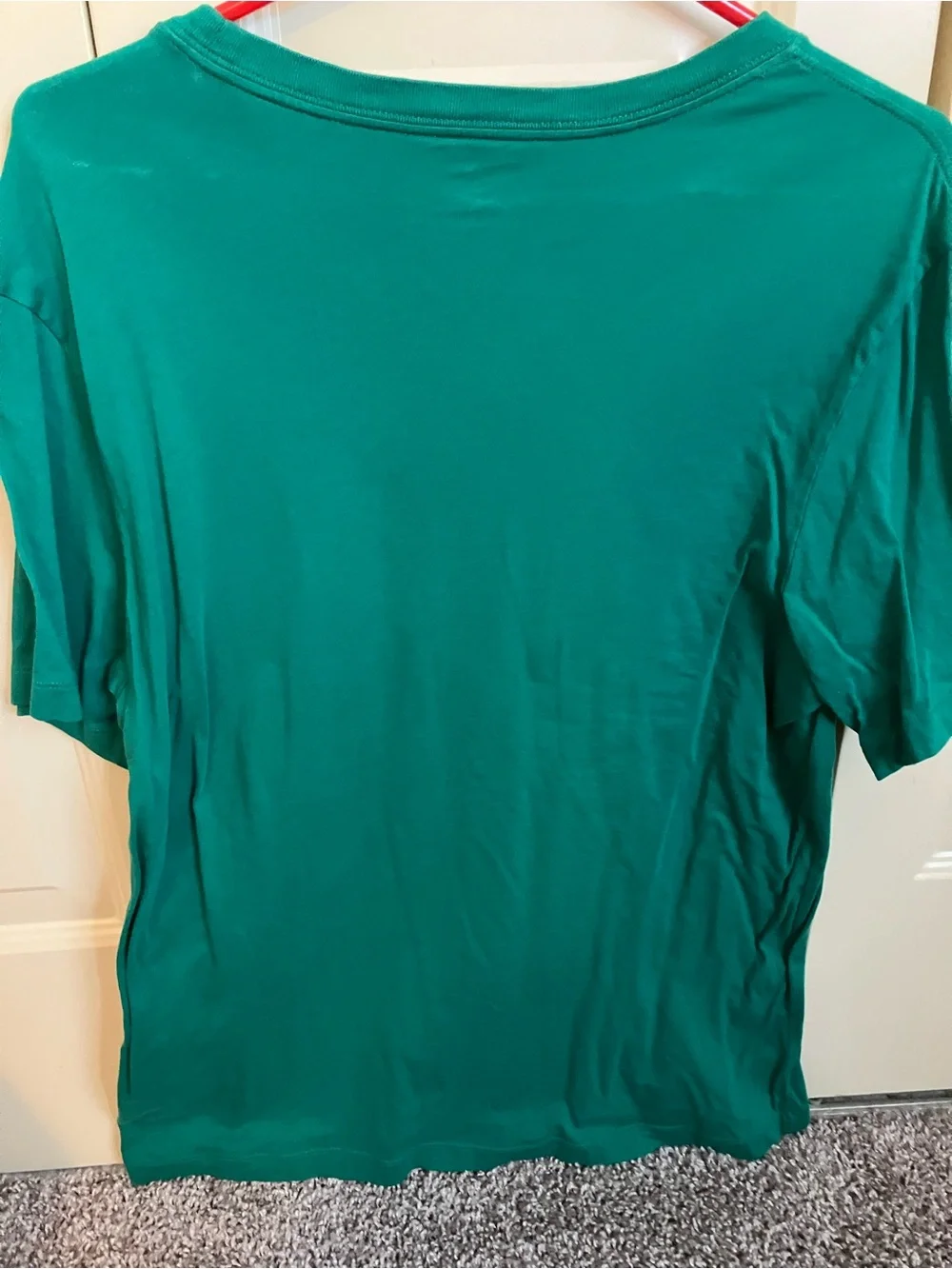 Nike Emerald Green Tee with White Swoosh